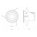 Įleidžiamas šviestuvas 1416004 Solway Round IP65